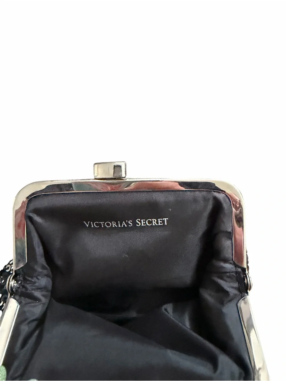 Victoria's Secret Black Sequin Coin Purse